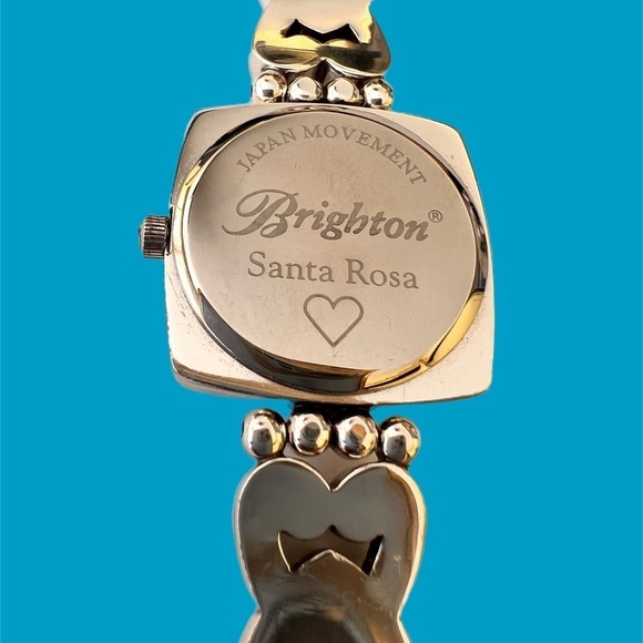 Brighton Santa Rosa Ladies Wristwatch Silver Plate Bracelet Watch - New battery main image 5
